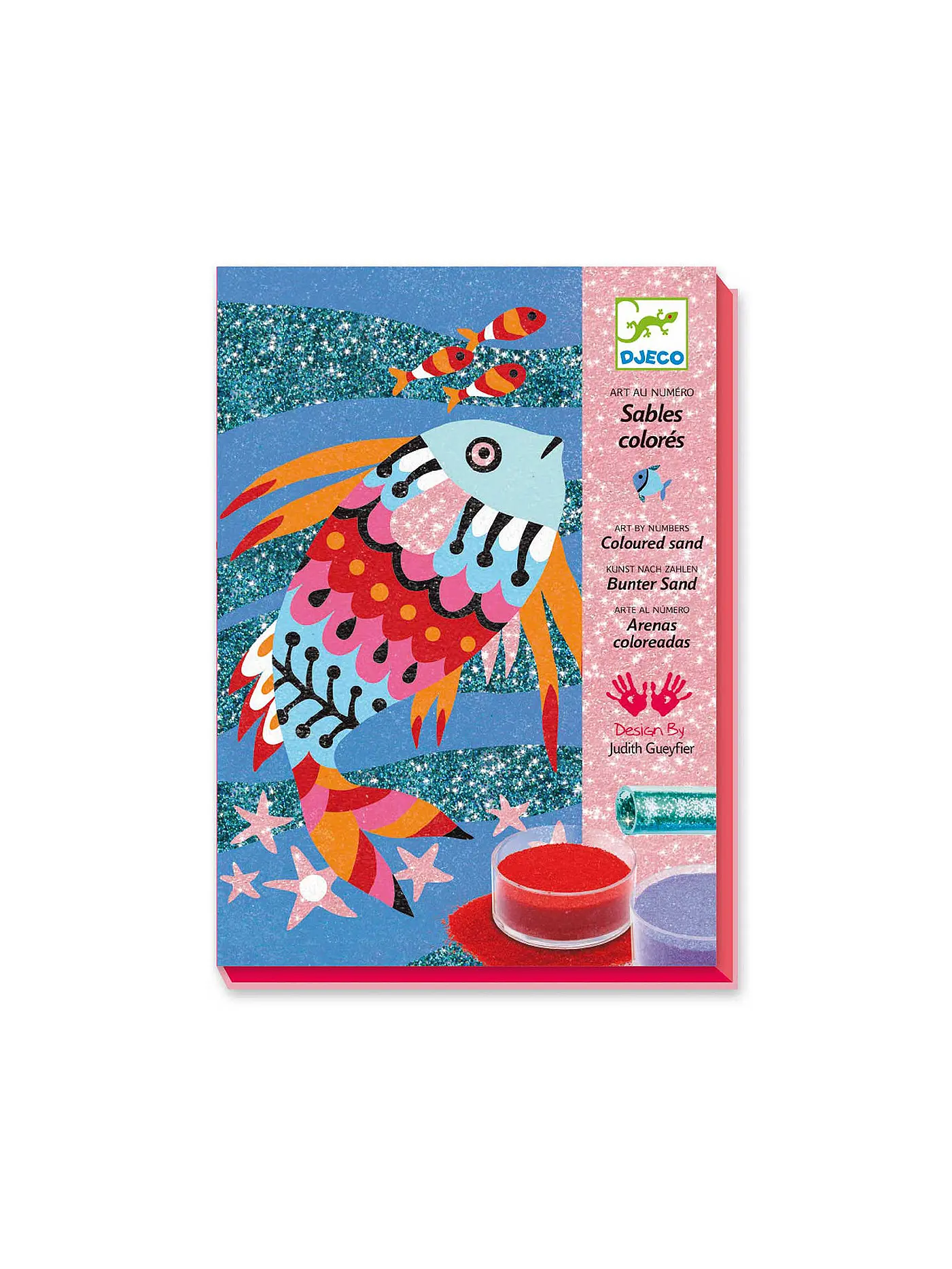 DJECO | Sand und Glitter - Farbenfrohe Fische | 